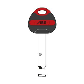 XHV079 - DAABSKBRD2 AVOCET ABS ULTIMATE POS2 KEY BLANK RED