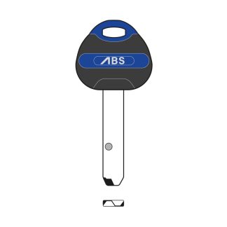 XHV084 - DAABSKBBL2 AVOCET ABS ULTIMATE POS2 KEY BLANK BLUE