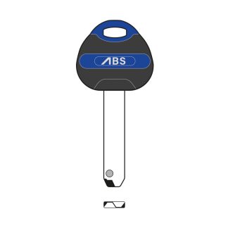 XHV088 - DAABSKBBL5 AVOCET ABS ULTIMATE POS5 KEY BLANK BLUE