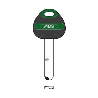 XHV089 - DAABSKBRG1 AVOCET ABS ULTIMATE POS1 KEY BLANK GREEN