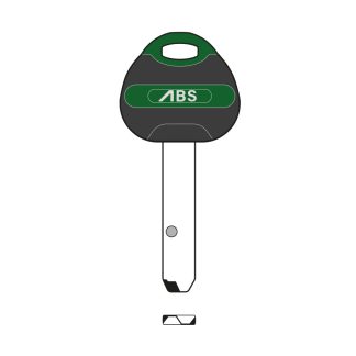 XHV090 - DAABSKBRG2 AVOCET ABS ULTIMATE POS2 KEY BLANK GREEN