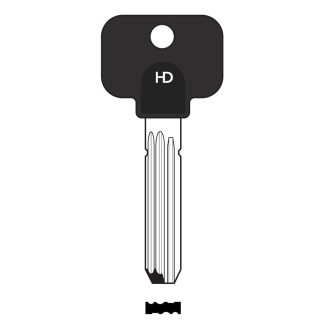 XHV101 - MTK12RP MULTILOCK DIMPLE BLANK