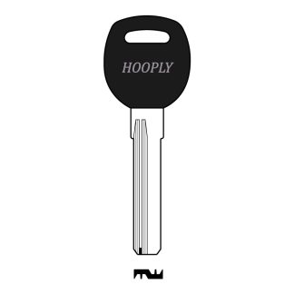 XHV103 - HPLY1 GENUINE HOOPLY DIMPLE KEY BLANK