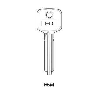 XHV115 - BRS3R BRN-2D BRISANT ULTION DIMPLE KEY BLANK