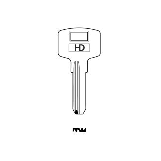 XHV128 - AMG1R AMG DIMPLE KEY BLANK