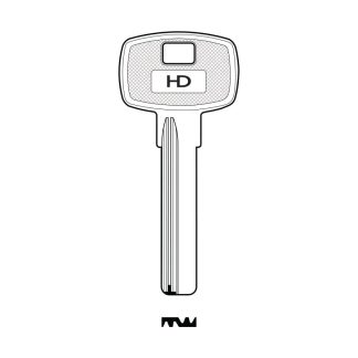 XHV130 - APE4 APEX DIMPLE KEY BLANK