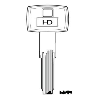 XHV151 - CO58 CORBIN DIMPLE KEY BLANK