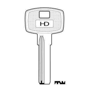 XHV159 - FT26R FTH DIMPLE KEY BLANK