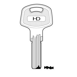 XHV160 - IF12 IFAM DIMPLE KEY BLANK J-IF6