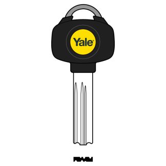 XHV182 - YALE PATENTED 3* PLATINUM KB3A Scalloped Tip 10 PIN BLANK Z12B