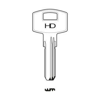 XHV202 - DK6 DEK8 DEKABA DIMPLE BLK 3DS FOR MUL-T-LOCK 3DS LOCKS 6 PIN