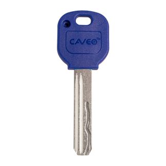 XHV213 - ASEC CAVEO DIMPLE KEY BLANK BLUE HEAD CV50001