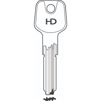 XHV215 - TITAN TEP2 DIMPLE KEY BLANK