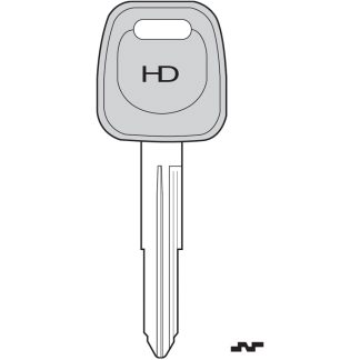 XPT028 - SSY2AP SSANGYONG CAR KEY BLANK