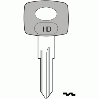 XPT082 - SILCA HU36P CAR KEY BLANK