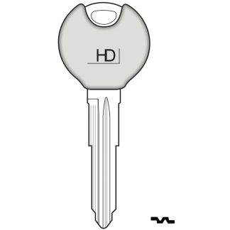 XPT085 - SILCA MAZ20RGP / MZ27P CAR KEY BLANK