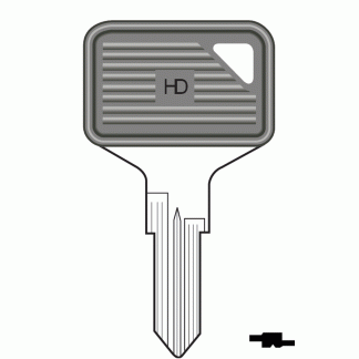 XPT106 - VAC59P SILCA CAR KEY BLANK