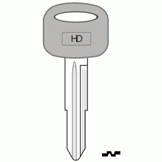 XPT109 - HY6P SILCA HYN6P HYUNDAI CAR KEY BLANK