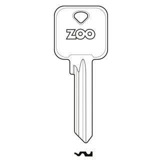GC163 - V6KB GENUINE CYLINDER ZOO BLANK
