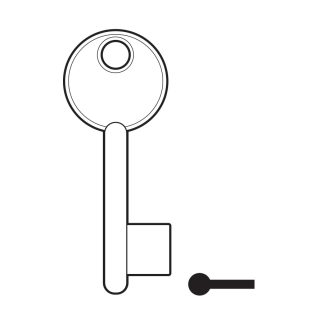 GC186 - KASP KEY BLANK 100 SERIES 50MM TO SUIT OLD ENGLISH PADLOCK 8G