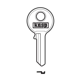 GC187 - KASP KEY BLANK 120 SERIES 20MM TO SUIT KASP BRASS PADLOCK