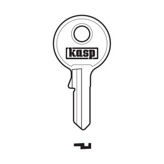 GC188 - KASP KEY BLANK 120 SERIES 25MM TO SUIT KASP BRASS PADLOCK