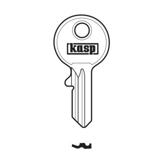 GC194 - KASP KEY BLANK 125 SERIES 20MM TO SUIT PREMIUM BRASS PADLOCK