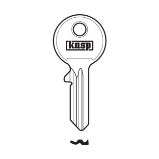 GC195 - KASP KEY BLANK 125 SERIES 25MM TO SUIT PREMIUM BRASS PADLOCK