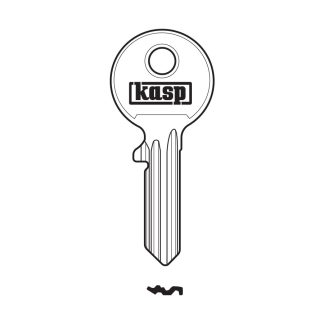 GC197 - KASP KEY BLANK 125 SERIES 40/45MM TO SUIT PREMIUM BRASS PADLOCK