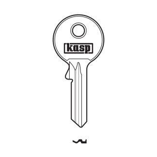 GC199 - KASP KEY BLANK 130 SERIES 30MM TO SUIT LAMINATED STEEL PAD