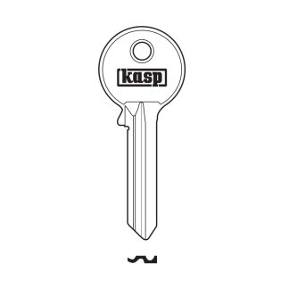 GC208 - KASP KEY BLANK 190 SERIES 70MM TO SUIT HIGH SECURITY PADLOCK