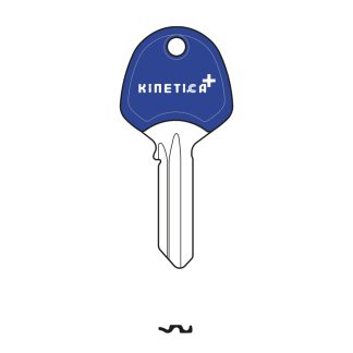 GC217 - UAP KINETICA+ K4 BIO BLUE HEAD CYLINDER KEY BLANK