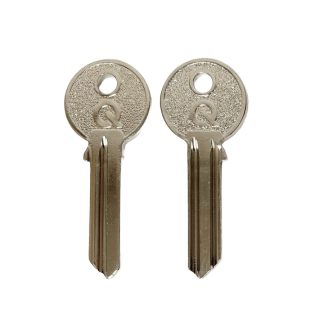 GC220 - GREENTEQ (Q) GAMMA 6 PIN GENUINE CYLINDER KEY BLANK 2QCY0051