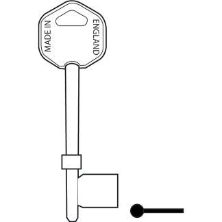 GL013 - GUARDIAN G9520 GENUINE STEEL BS 5 LEVER BLANK