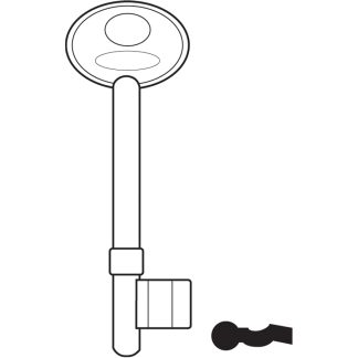 GL051 - KBEU1 EUROSPEC 2 LEVER BLANK