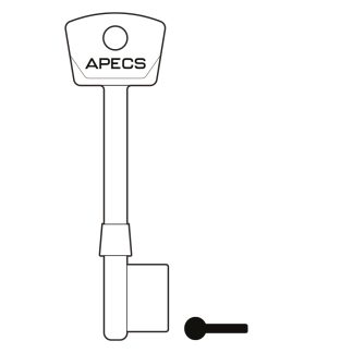 GL119 - APECS GENUINE 5 LEVER KEYBLANK TO SUIT LX5