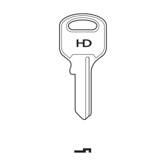 H0102 - AB14 ABUS CYLINDER BLANKS