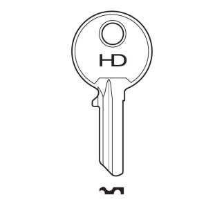 H0153 - DR9CS ABUS CISA CYLINDER BLANK