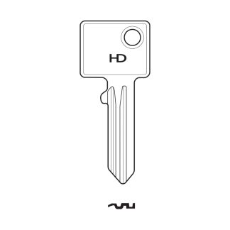 H0534 - BUR13 BURG CYLINDER BLANKS