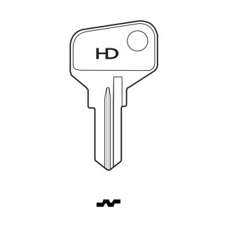 H0636 - ARF1 PR1 ARFE KEYA ABSA J CYLINDER KEY BLANK