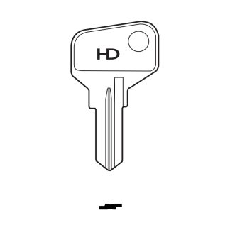 H0637 - ARF2 ARFE KEYA ABSA K CYLINDER KEY BLANK
