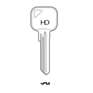 H0747 - VS6 VERSA 6 PIN BLANK STEEL NP