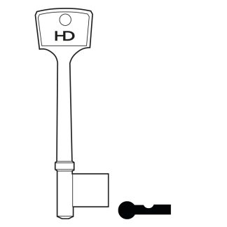 L170 - B555 2 FLEET 2L MORTICE BLANK