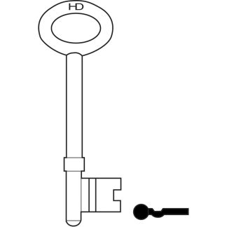 L176 - B560 2 BASTA 2L MORTICE BLANK