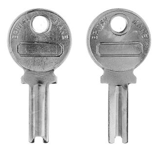 L259 - B548/F FLUTED BLANK FOR 30MM WARDED PADLOCK