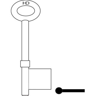 L305 - 189 X 3G 3/4 BIT GATE MORTICE