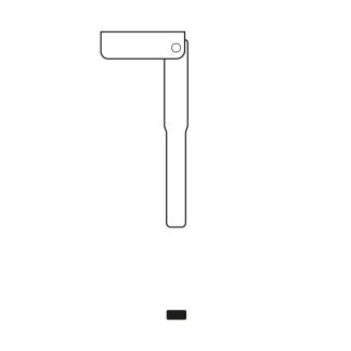LRB4 - HU101 LAND ROVER PROX EMERGENCY KEY BLADE AFTER 2011