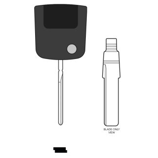 RB1009 - AUDI FLIP BLADE ID48 HU66 VGB2 NON GENUINE