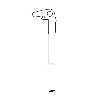 RB1034 - MERCEDES ME-7C5 SMART KEY BLADE