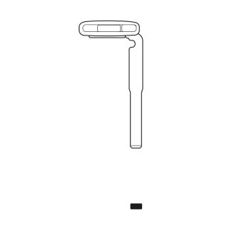 RB1035 - VOB2 VOLVO EMERGENCY KEY BLADE FOR VOLVO SMART REMOTES